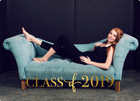 Class of 2018 Classic 5x7 Front Gold B