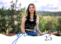 Cursive Grad 5x7 Card Front